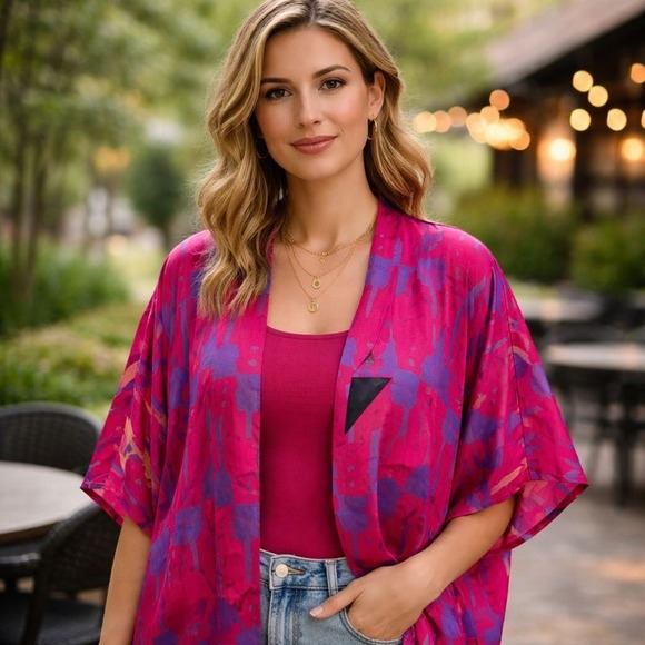 Twenty8Twelve Other - Geometric Print Kimono - Size S